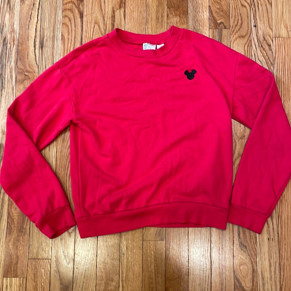 Red Disney Sweater Top